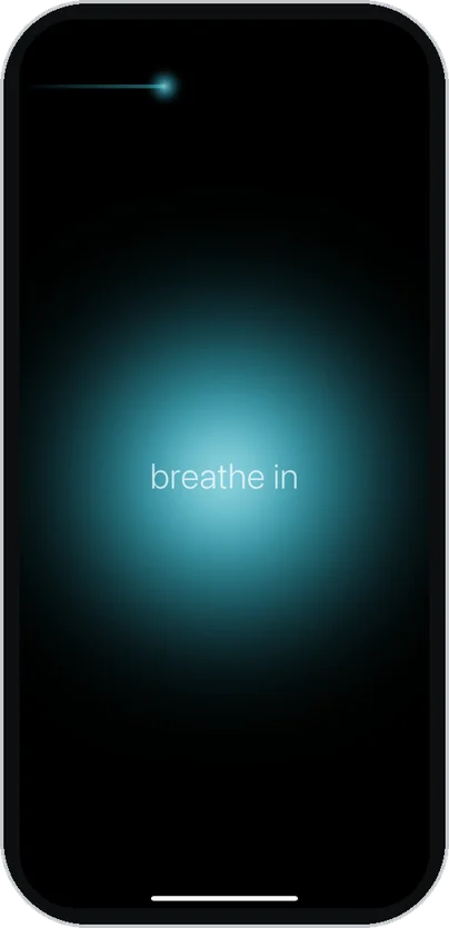 Clearspace asks you to breathe in before an app opens