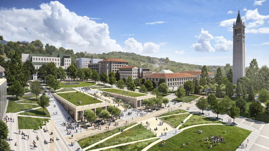 The UC Berkeley campus and Campanile